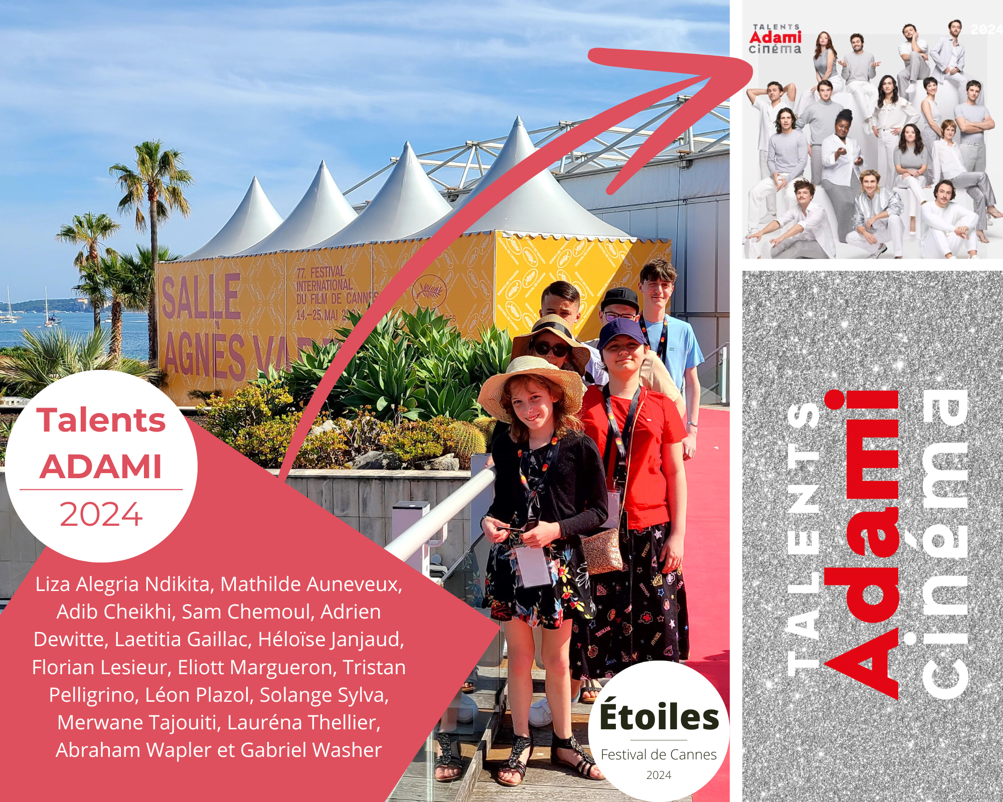 You are currently viewing L’ADAMI fête ses 30 ans au Festival de Cannes, et les Étoiles 2024 sont présentes !